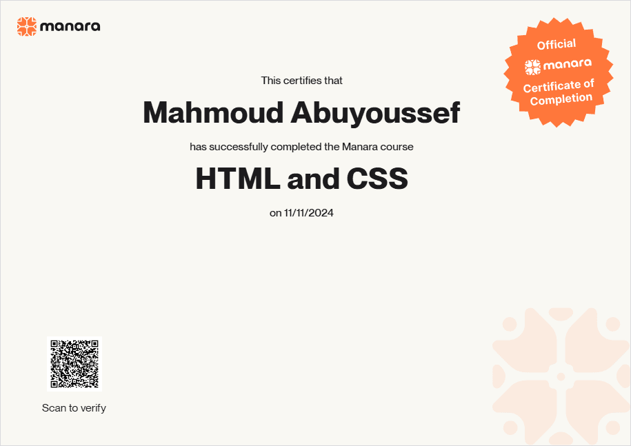 HTML and CSS